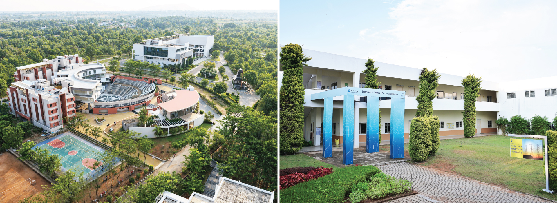 A Sprawling Green Campus